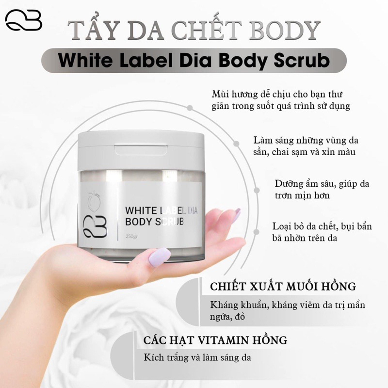 PEACH SCRUBS - MUỐI TẨY TẾ BÀO CHẾT CHO DA NHẠY CẢM