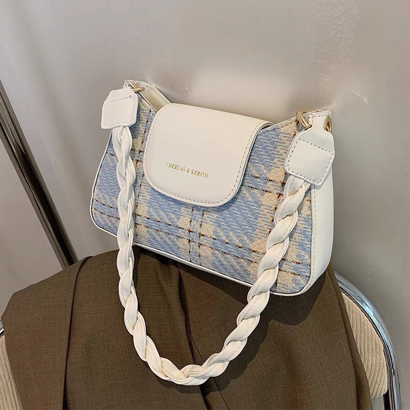 Túi Xách Nữ Đeo Chéo Túi Đeo Vai Quai Sam Phối Xích Phong Cách Hàn Quốc QG Store | BigBuy360 - bigbuy360.vn