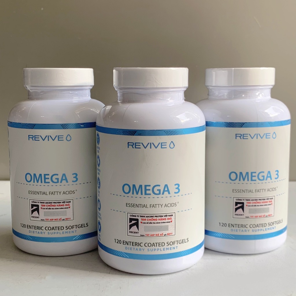 REVIVE Omega-3 800 EPA/600 DHA 120 viên : by CBUM