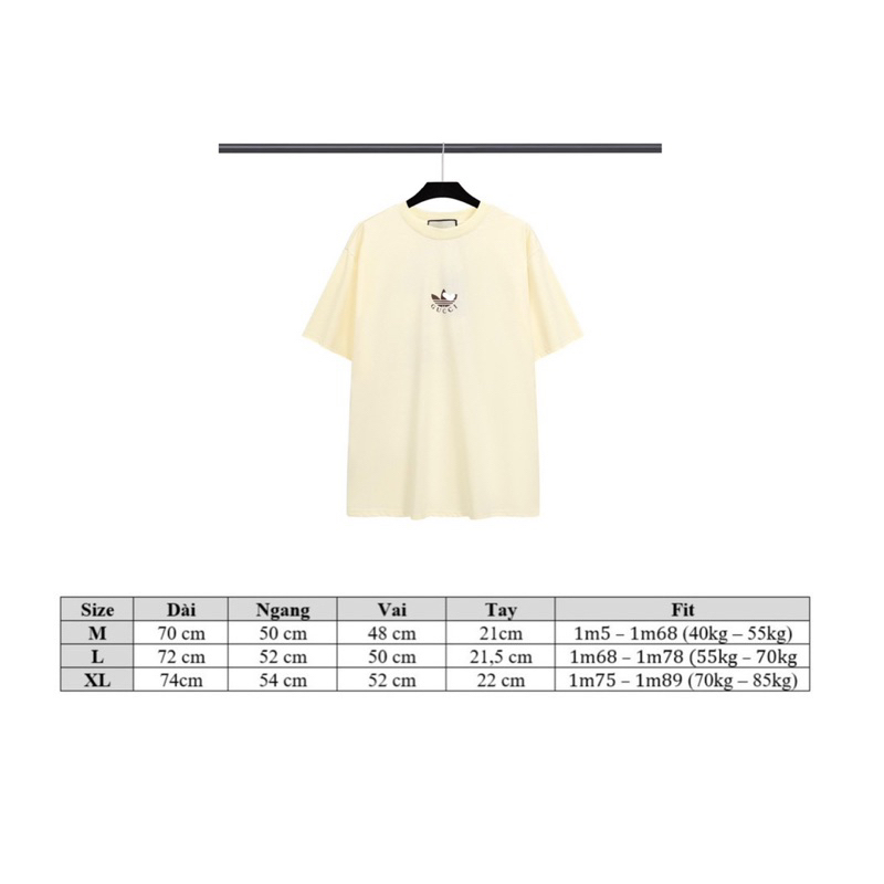 Áo thun màu be 100% cotton cao cấp