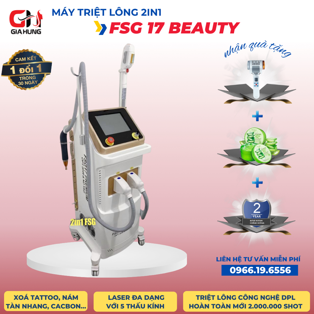 Máy Triệt lông và Laser FSG 17 PREMIUM