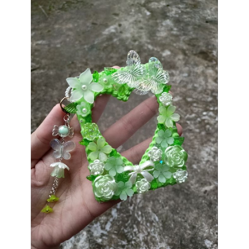 Toploader decor mẫu trái tim size B8+ hay A7kem keo/thạch
