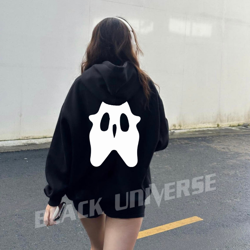 Áo Hoodie BBR Mặt Quỷ phong cách đường phố, hàng nỉ bông hình in cực sắc nét