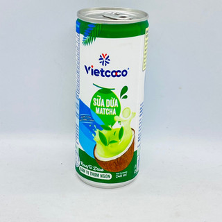 1 Lon Sữa Dừa Vietcoco MATCHA - Cà Phê - Trà Sữa 240ml