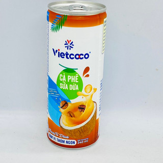 1 Lon Sữa Dừa Vietcoco MATCHA - Cà Phê - Trà Sữa 240ml