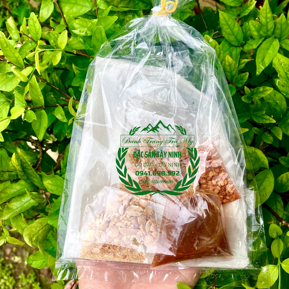 Bánh Tráng Mắm Me - Bánh tráng phơi sương Chấm Mắm Me thần thánh Trà My Tây Ninh