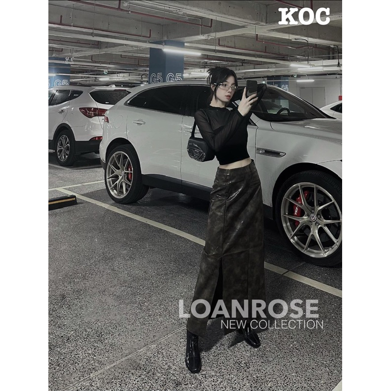 Áo zip phối lưới dáng croptop