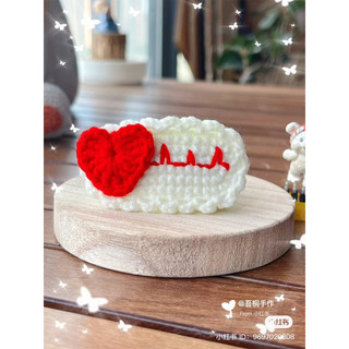 kẹp tóc bằng len handmade