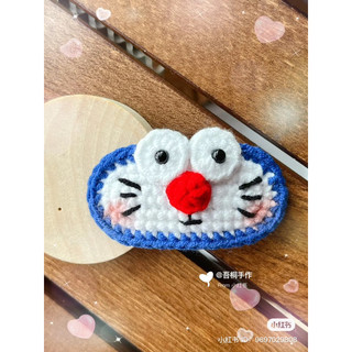 kẹp tóc bằng len handmade