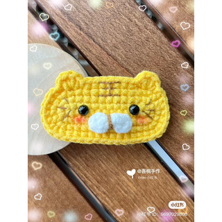kẹp tóc bằng len handmade