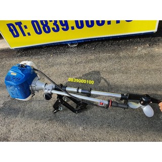 Bộ Máy Chạy Thuyền, Xuồng động cơ Hyundai HTU55 3hp 2 thì .Động cơ chạy thuyền hơi xuồng ghe mini