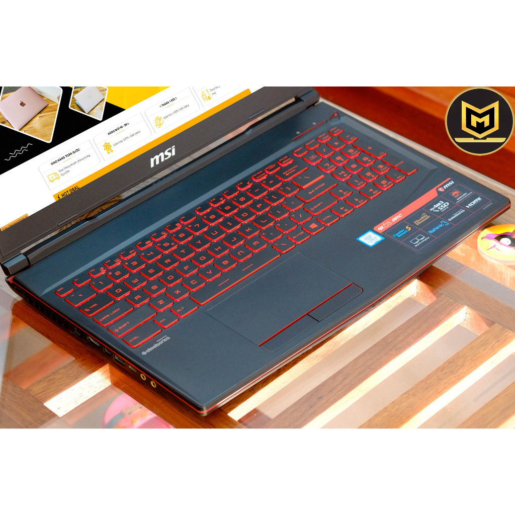 MSI GL63 8RC i5 8300H/ RAM 8GB/ SSD 128GB + 1TB HDD/ 15INCH FHD/ GTX 1050 4GB/ LAPTOP CHƠI GAME/ GIÁ RẺ