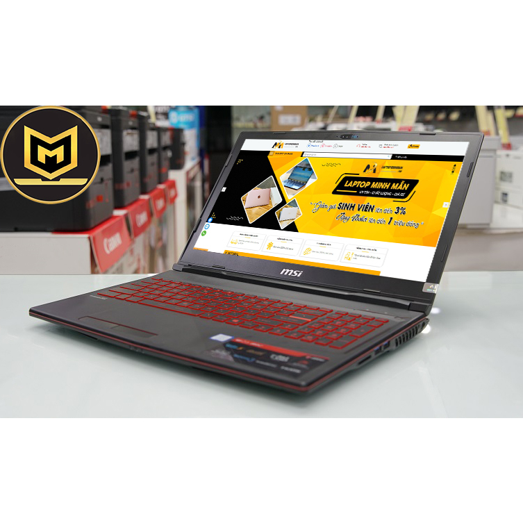 MSI GL63 8RC i5 8300H/ RAM 8GB/ SSD 128GB + 1TB HDD/ 15INCH FHD/ GTX 1050 4GB/ LAPTOP CHƠI GAME/ GIÁ RẺ