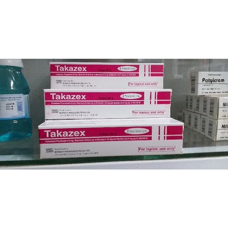 Kem bôi da Takazex Cream tube 25g