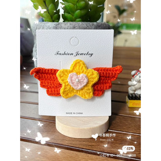 kẹp tóc bằng len handmade