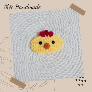 kẹp tóc bằng len handmade