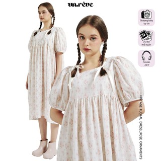 UNRÊVE BÉBI Váy Ngủ Nữ Váy Maxi Bigsize 90kg Cao Cấp Váy Mặc Nhà Nữ Cotton Váy Thu Đông Đầm Bầu Đồ Ngủ 