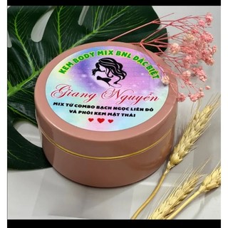 Kem bạch ngọc liên mix Đặc Biệt trắng nhanh body hộp 250g tặng kèm cây son môi