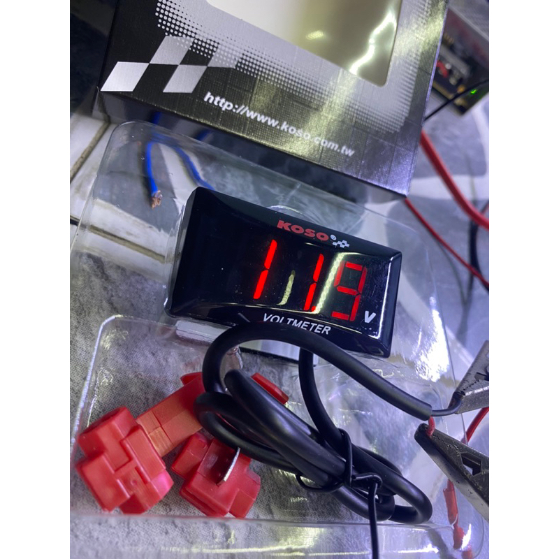 Đồng hồ báo vôn vol 12v xe máy Votl Meter Koso