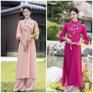 Áo  dài cao cấp đẹp mềm mại 🎗 FREESHIP🎗áo dài cách tân giá rẻ ảnh thật 100% hàng thiết kế bán giá rẻ
