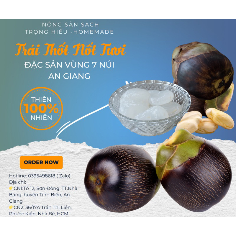 Trái thốt nốt tươi - Đặc sản An Giang