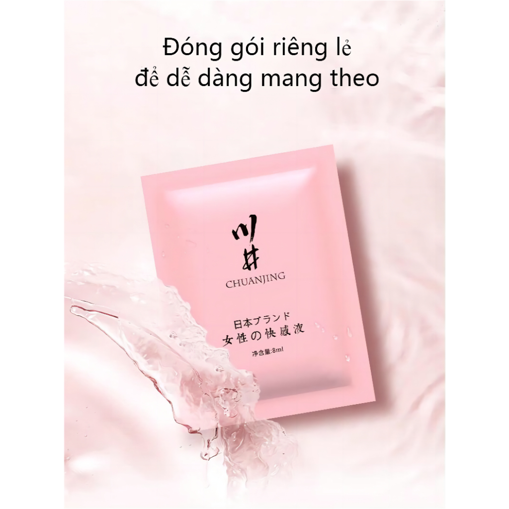 Gel bôi trơn tăng khoái cảm, Đóng gói độc lập dễ dàng mang theo, an toàn và vệ sinh