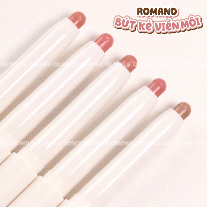 Bút kẻ viền môi 2 đầu Romand Lip Mate Pencil