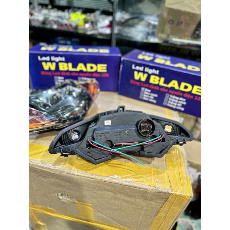 Pha đèn 2 Tầng Wave Blade Led Light Chính Hãng