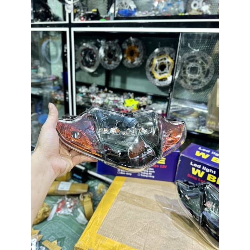 Pha đèn 2 Tầng Wave Blade Led Light Chính Hãng