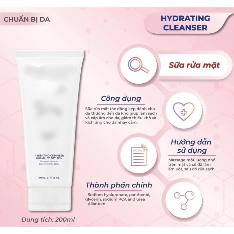 Sữa Rửa Mặt Cho Da Nhạy Cảm Zo Skin Hydrating Cleanser