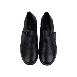 [HCM] Giày Búp Bê Albee Phối Quai Dán HD0206TQ ( Màu Đen )