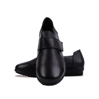 [HCM] Giày Búp Bê Albee Phối Quai Dán HD0206TQ ( Màu Đen )