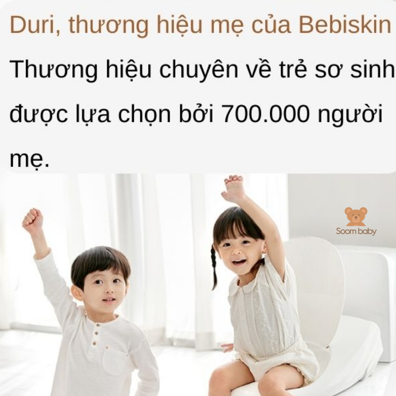 Giấy ướt tự phân hủy sinh học Duri Bebiskin Hàn Quốc