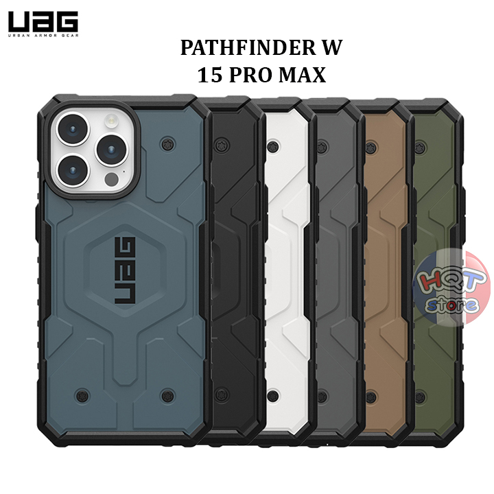 Ốp lưng chống sốc UAG Pathfinder W Mác Sếp IP 15 Pro Max chính hãng