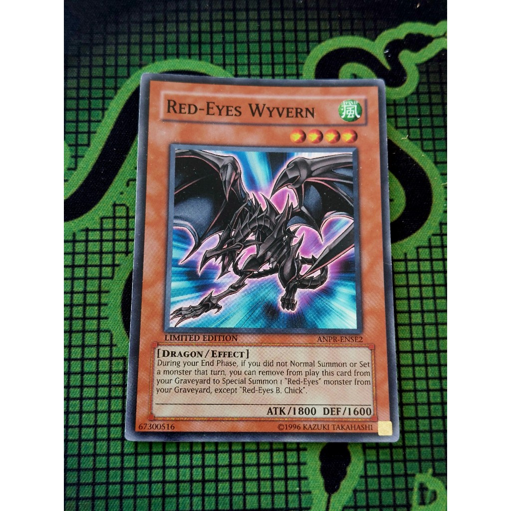 Thẻ Bài Mint90 Yugioh Monster Red-Eyes Wyvern