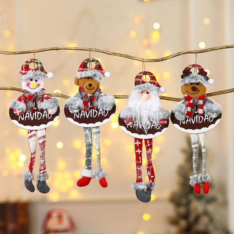 Phụ Kiện Dây Treo Vải Bông VB06 Treo Cây Thông Giáng Sinh Trang Trí Noel ( GIAO NGẪU NHIÊN )