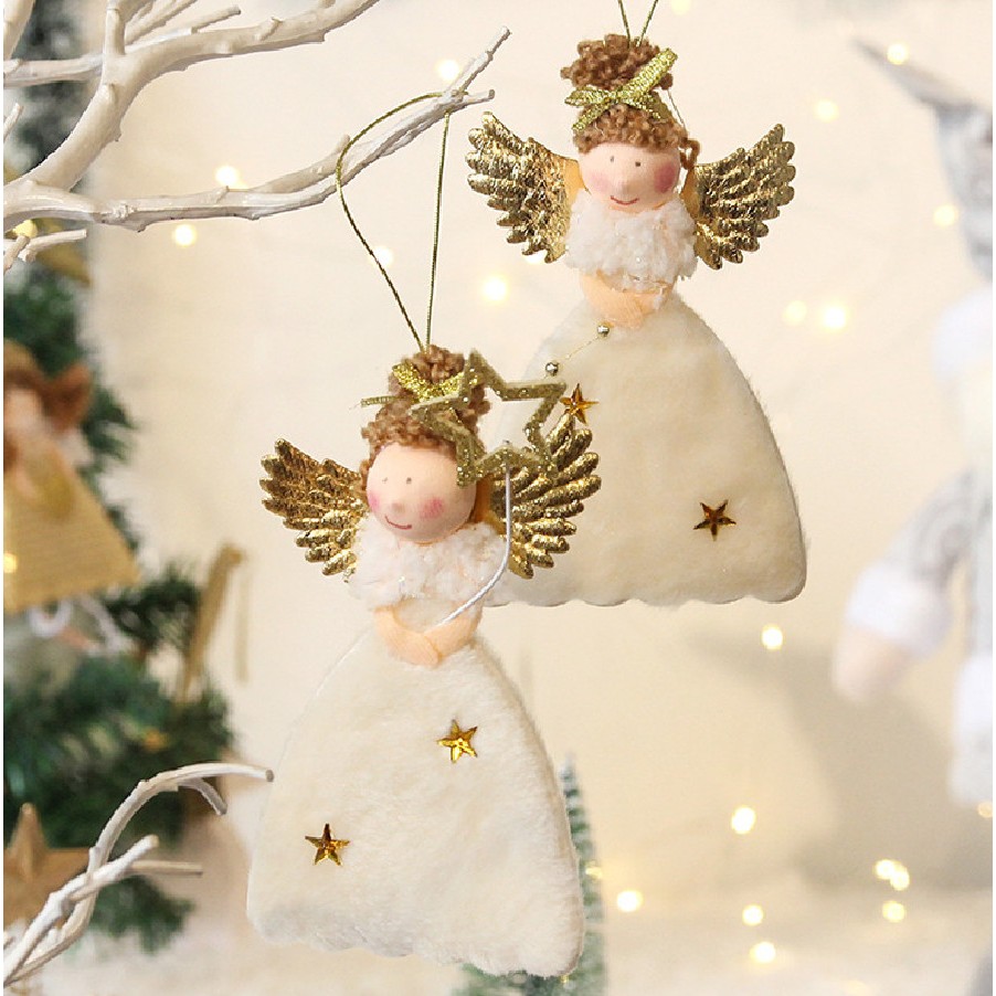 Phụ Kiện Treo Thiên Thần Váy Sao VB09 Phụ Kiện Decor Trang Trí Noel Giáng Sinh