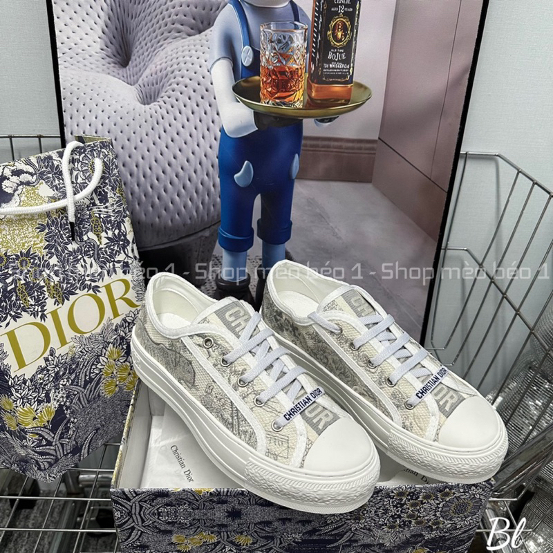 Giày thể thao cd hoạ tiết thêu vip fullbox