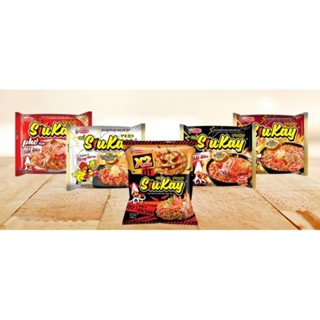 1 Thùng 24 Gói mì SiuKay vị Hải sản/Bò Cay/Gà Cay Phô Mai 128g