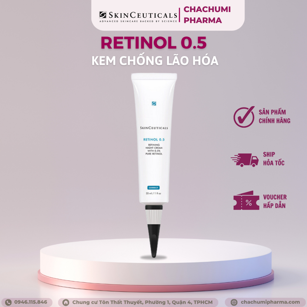 kem chống lão hóa skinceuticals retinol 0.5 30ml (Mỹ)