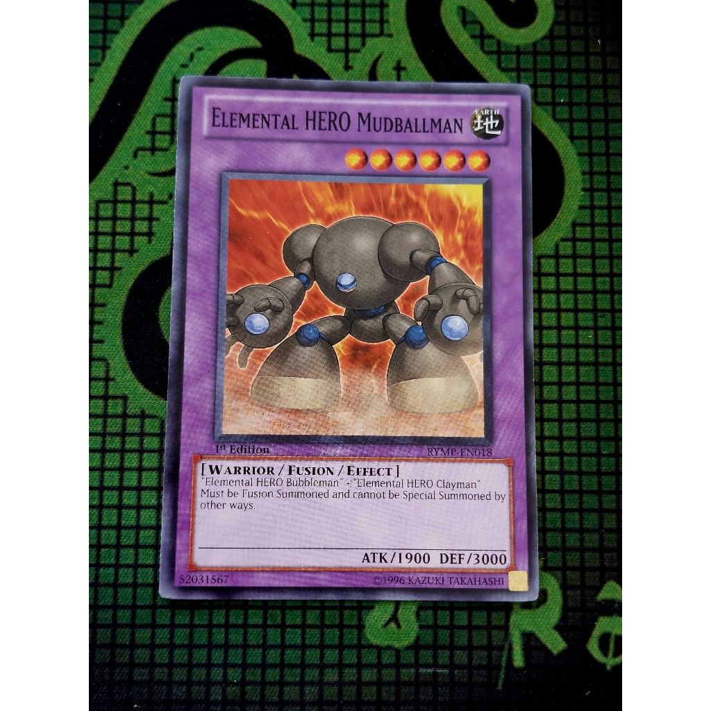 Thẻ Bài Mint90 Yugioh Monster Elemental Hero Mudballman