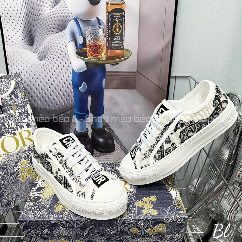 Giày thể thao cd hoạ tiết thêu vip fullbox