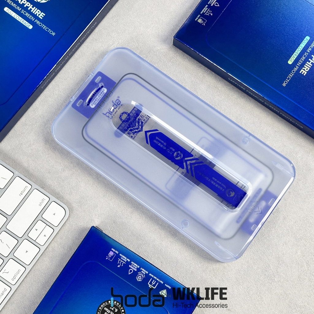 Cường Lực 15 Pro Max Siêu Cứng HODA Sapphire Siêu Mỏng