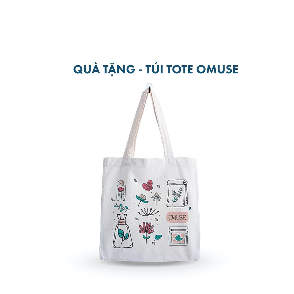 Túi Tote OMUSE vải canvas dễ thương