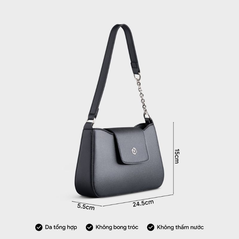 Túi xách đeo vai phối khóa trang trí Yuumy Seasand YN182