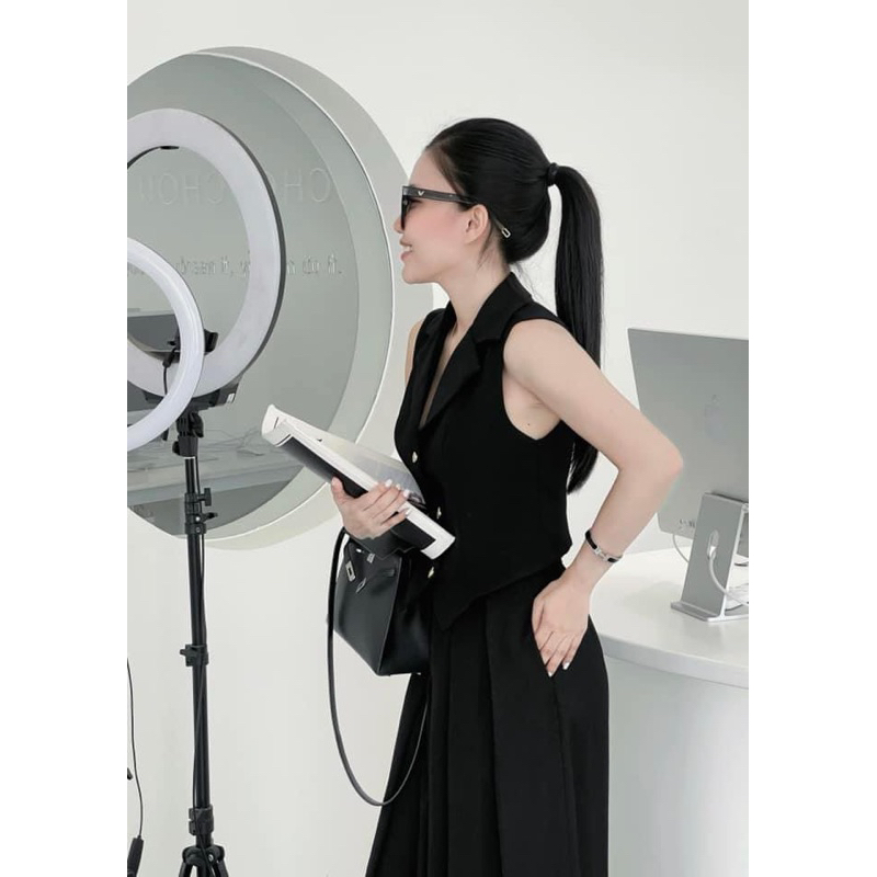 Set vest 2 màu sang chảnh y hình