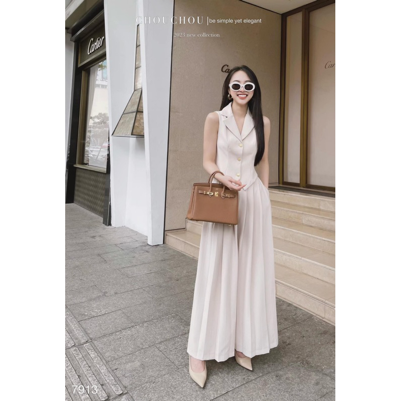 Set vest 2 màu sang chảnh y hình