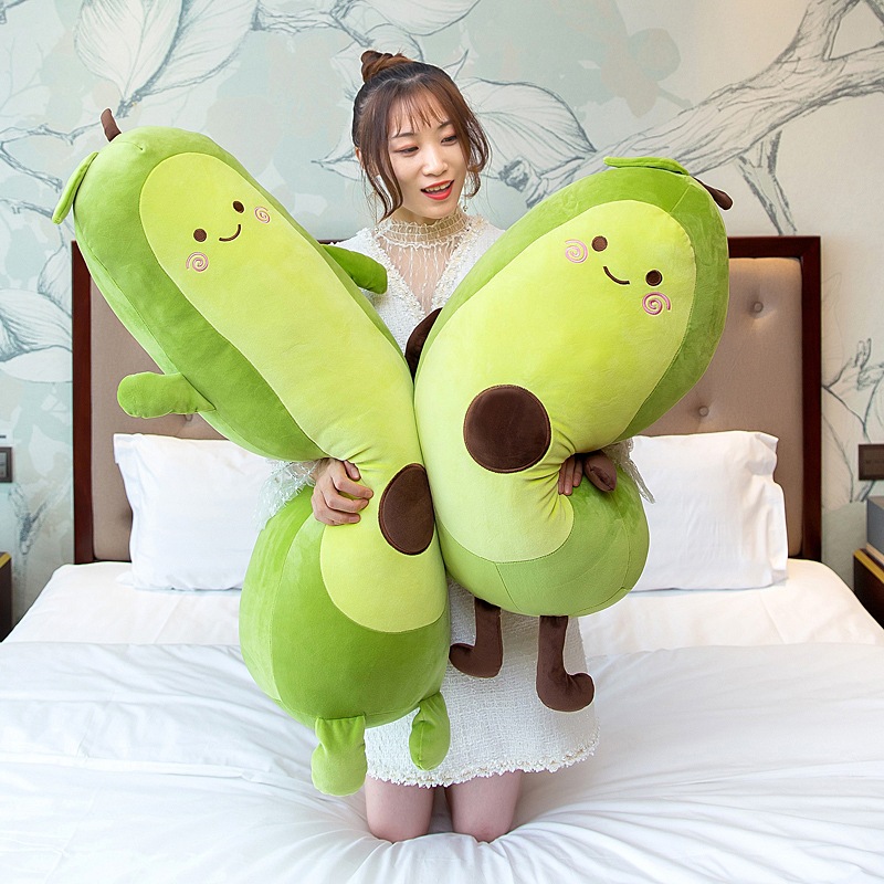 GỐI ÔM HÌNH TRÁI BƠ DÀI 1MET HÀNG CAO CẤP XUẤT KHẨU