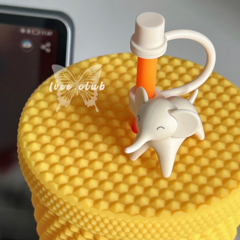 Ly Starbucks Bling Yellow With Elephant 710mL