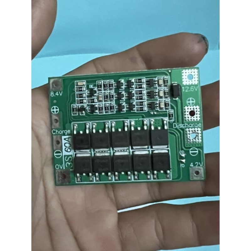 Mạch 3s 60A  Auto sạc và bảo vệ pin 18650 Li-ion  3.7V